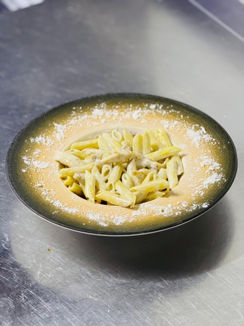 Tavuklu Penne Alfredo